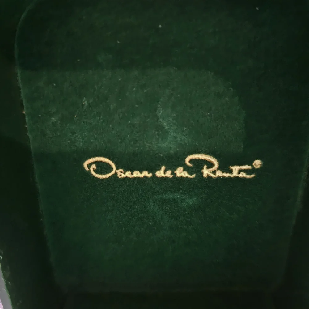 Oscar de la Renta green luxury watch box, formal, mad Men, vintage
